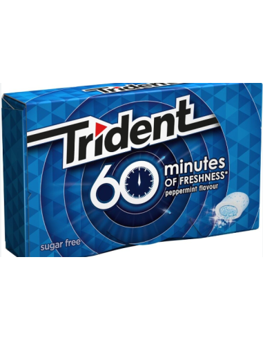 TRIDENT PEPPERMINT FLAVOUR 60 MINUTOS 