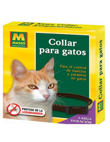 MASSO COLLAR ANTIPARASITARIO PARA GATOS 