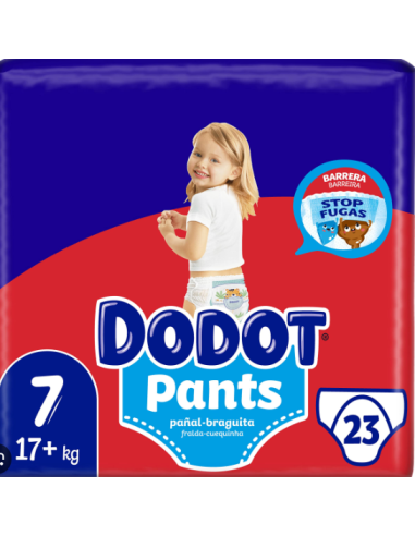 DODOT PANTS T-7. +17KG. 23 UDS