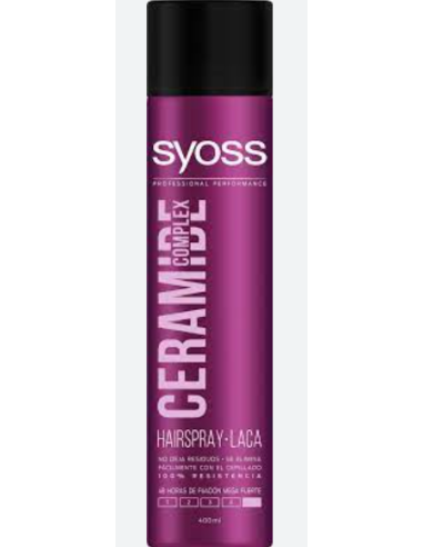 SYOSS LACA SPRAY 400ML.CERAMIDE COMPLEX ( FIJA. 4 )