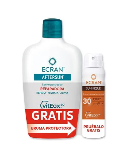 ECRAN AFTER SUN 400+ ECRAN SUNNIQUE BRUMA SPRAY 75ML FP30(