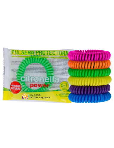 PULSERA CITRONELA POWER AHUYENTA MOSQUITOS 