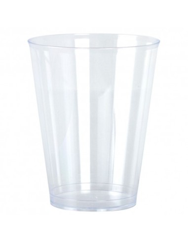 VASO SIDRA TRASNP. GREEN TEX 480 ML PK-25