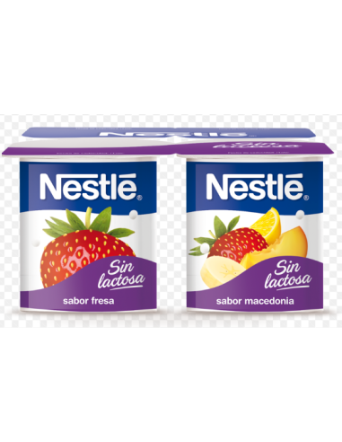 YOGUR NESTLE SIN LACTOSA PANACHE DE FRUTAS X4 