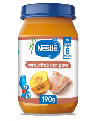 POTITO NESTLE VERDURITAS-PAVO 190 GRS