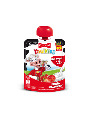 YOGUR + FRUTA YOGIKIDS FRESA 80 GRS