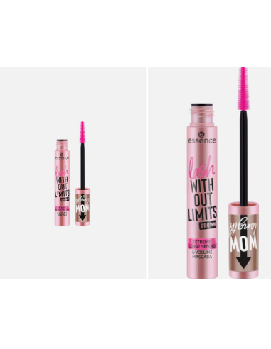 ESSENCE MASCARA WITHOUT BROWN LIMITS EXTREME VOLUMEN 