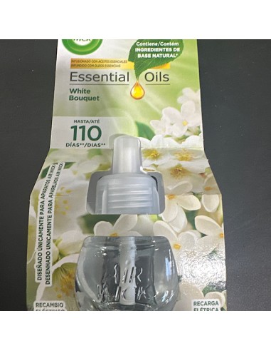 AMBTDOR AIRWICK ELEC REC FLORES BLANCAS