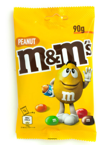 M&M CACAHUETE 90GR