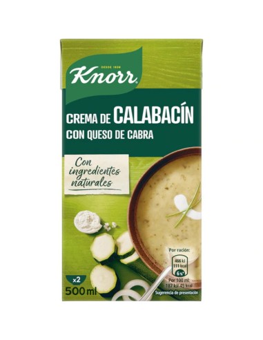 CREMA KNORR CALABACIN QUESITO BRIK 500 M