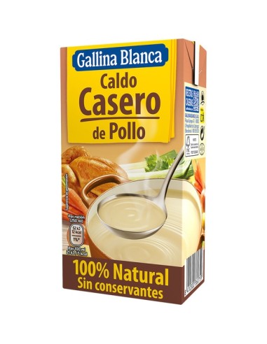 CALDO G. BLANCA DE POLLO CASERO 500ML