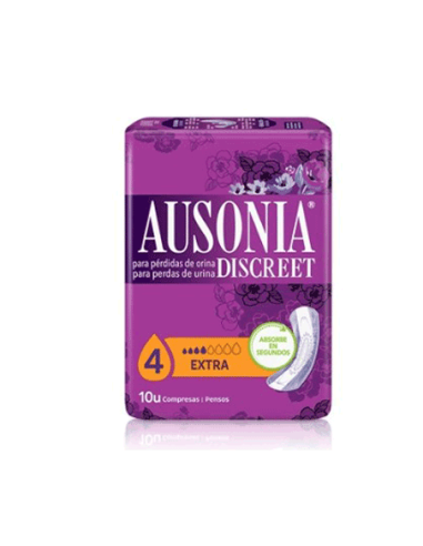 AUSONIA DISCREET COMPRESAS INCONTINENCIA EXTRA 10 UD