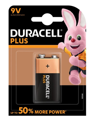 DURACELL PILA ALCALINA PLUS 9V