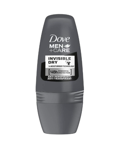 DEO. DOVE ROLLON INVISIBLE DRY MEN 50 ML