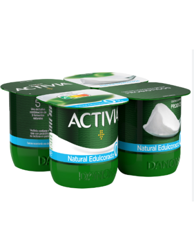 ACTIVIA 0 % NATURAL EDUL. X 4