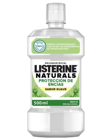 LISTERINE ENJUAGUE 500ML NATURALS ENCIAS