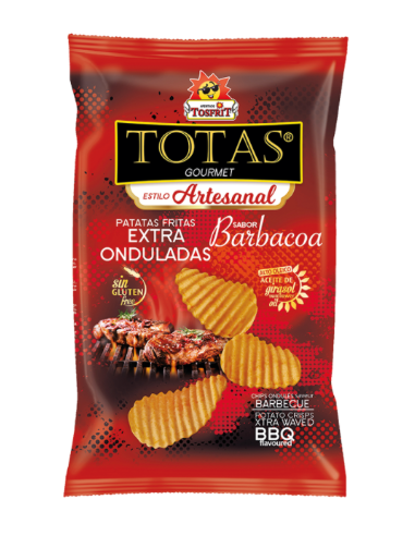 TOTAS GOURMET EXTRA ONDULADAS BARBACOA