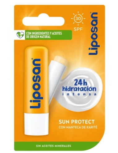 LIPOSAN LAPIZ LABIOS SUN PROTECT SPF-30 ACEIT.NATURALES NUE