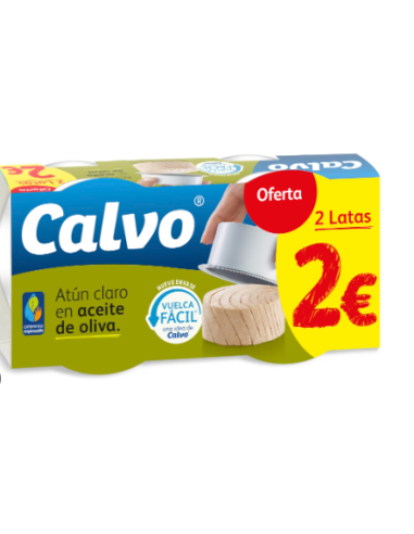 ATUN CLARO CALVO EN ACEITE DE OLIVA