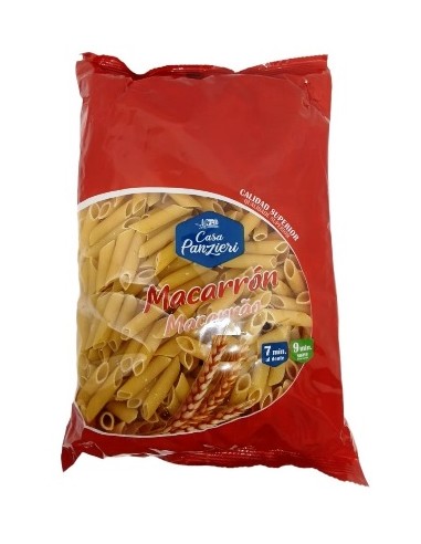 PASTA CASA PANZIERI MACARRONES 1KG