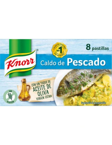 CALDO KNORR PESCADO 8 PTLLAS