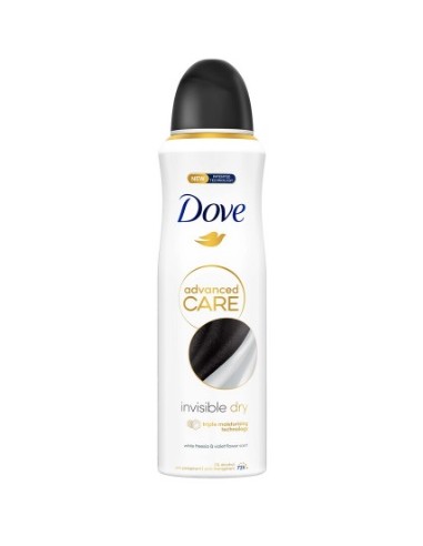 DOVE DESOD.SPRAY 200ML INVISIBLE DRY ADVANCED CARE