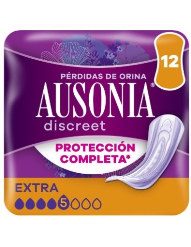 AUSONIA DISCREET COMPRESAS INCONTINENCIA EXTRA 12 UD