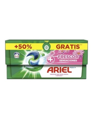 ARIEL DETERG.CAPSULAS 19+827 ALL IN 1 FRESCOR SENSACIONES