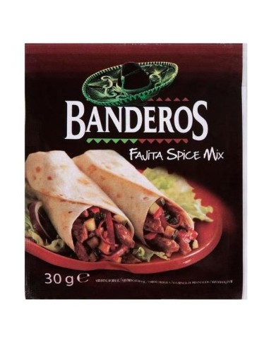 SAZONADOR FAJITAS BANDEROS SPICE MIX 30