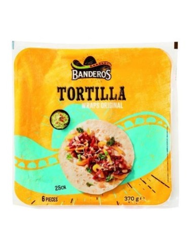 FAJITAS WRAPS MEXICANAS BANDEROS PK-6X25