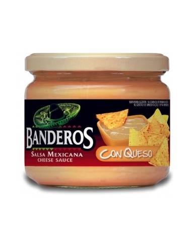 SALSA MEXICANA BANDEROS QUESO TARRO 300