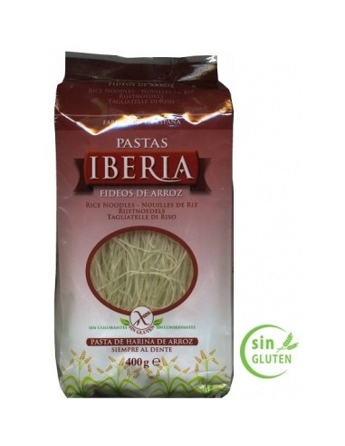 SPAGHETTI DE ARROZ IBERIA SIN GLUTEN 500 GR.