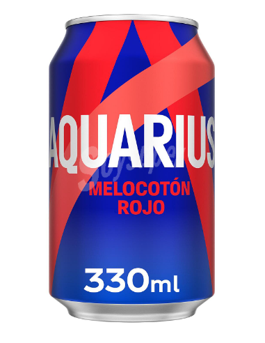 AQUARIUS MELOCOTON ROJO 33CL