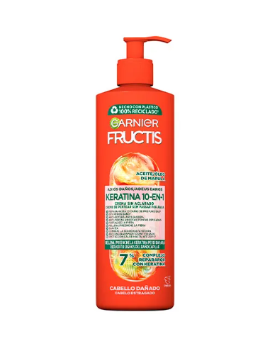 FRUCTIS CREMA 400ML.SIN ACLARADO ADIOS DAÑOS F-6