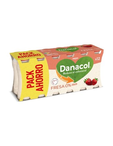 DANACOL FRESA X12 S/AZUCAR