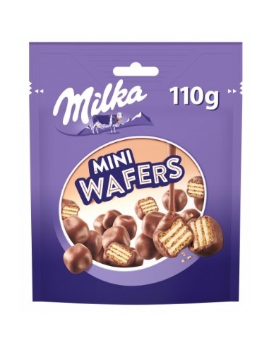 MINI WAFERS MILKA 110 GR