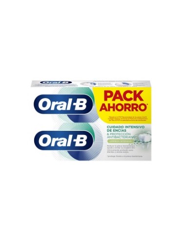 ORAL-B DENTIFRICO 75ML.CUIDADO ENCIAS ANTIBAC.DUPLO PACK