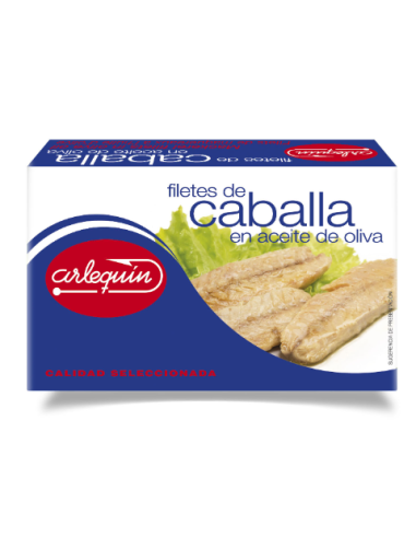 FILETES DE CABALLA EN ACEITE DE OLIVA ARLEQUIN