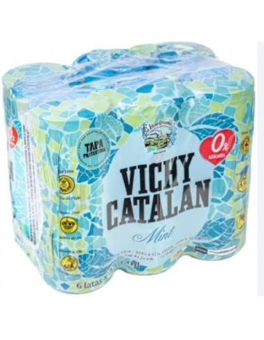 AGUA VICHY SABOR MENTA PK-6 