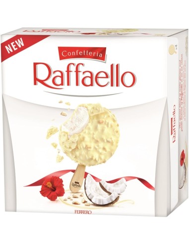 HELADO RAFFAELLO 4 UNI  