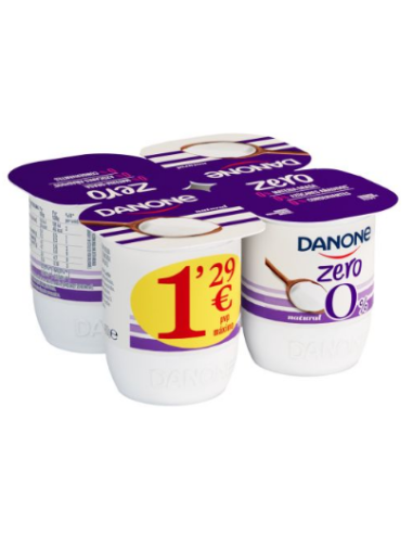 DANONE DESNATADOS NATURAL 120GX4