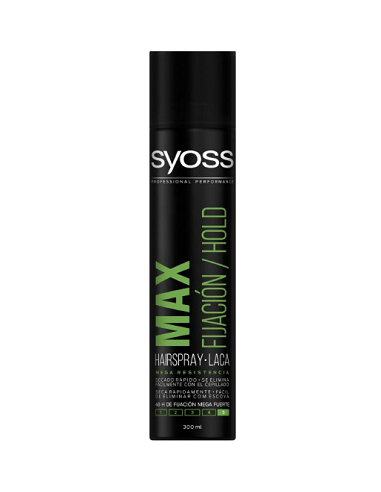 SYOSS LACA SPRAY 300ML.MAX FIJACION (FIJ.5).