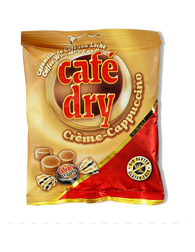 CARAMELOS SABOR CAFE CON LECHE DRY 100 GR 