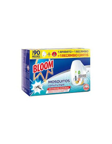 BLOOM ELECT.MOSQUITO APARATO+RECAMBIO (PACK 3UD)