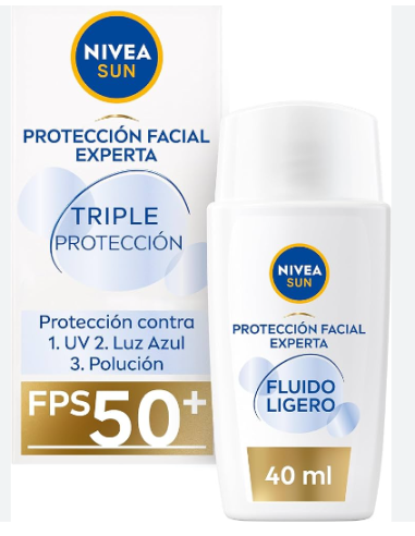 NIVEA SUN FACIAL CREMA TRIPLE PROTECION FP-50 40ML.