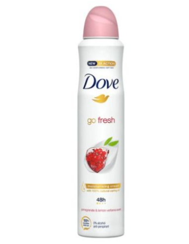 DOVE DESOD.SPRAY 200ML GO FRESH GRANADA