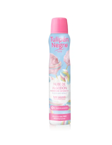 TULIPAN NEGRO DEO 200ML. SPRAY NUBE DE ALGODON