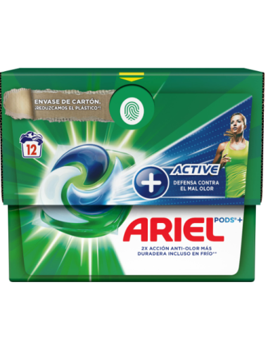 ARIEL DETERG.CAPSULAS 12 UDS ALL IN ONE ACTIVE