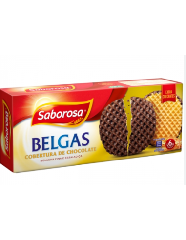 GALLETAS BELGAS COBERTURA DE CACAO SABORASA 99 GR