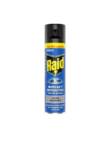 RAID INSECTICIDA SPRAY MOSCAS 400 ML.